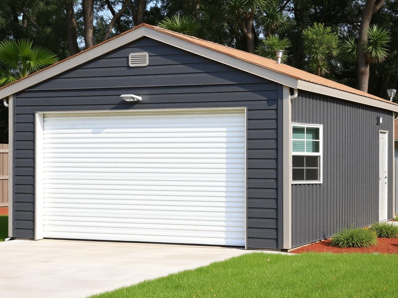 Enclosed Garage